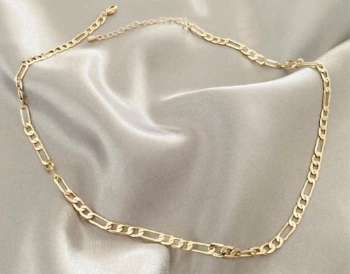 سلسال مطلي ذهب ساده عيار 18