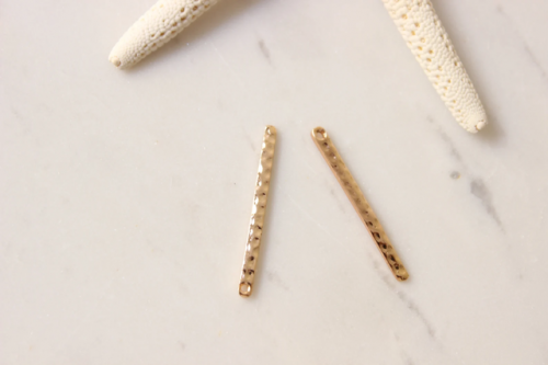 Rose Gold Connector Bar, Rose Gold Findings, Charms