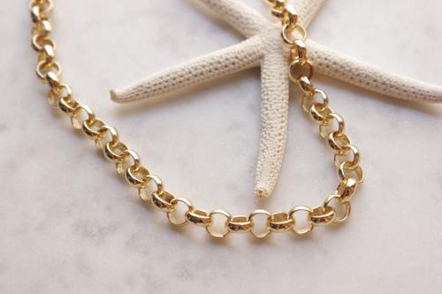 سلسله ذهبيه ع شكل دوائر ساده