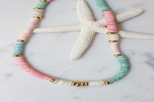 سلسله بخرز ملون