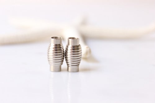 Silver Color Magnetic Clasps, 4mm Magnetic Clasps