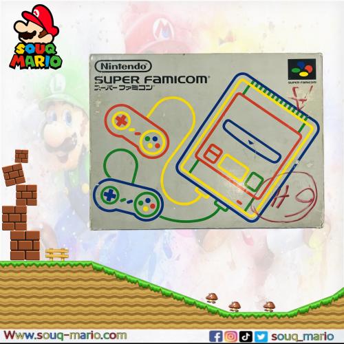 جهاز سوبر فاميكوم ياباني بالكرتون - super famicom