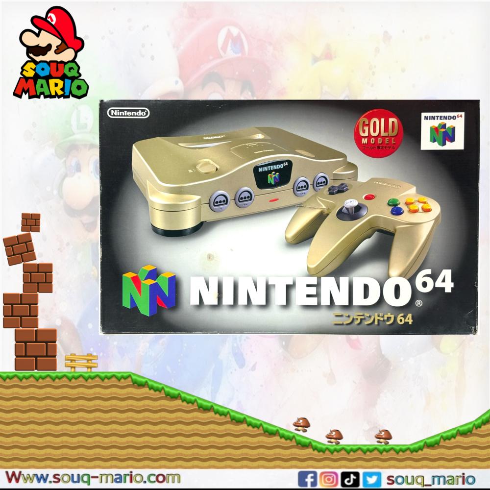 Nintendo 64 gold device in box | سوق ماريو