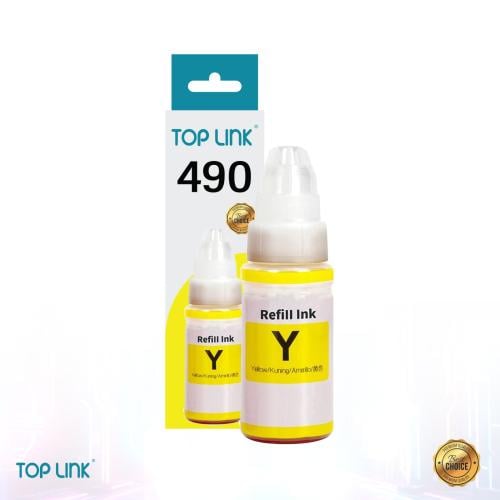 علبة حبر اصفر سائل توب لنك Toplink Yellow Liquid I...