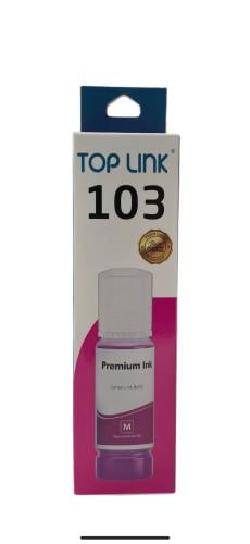 علبة حبر احمر سائل توب لنك Top Link Red Liquid Ink...