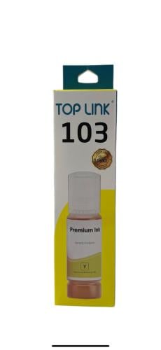 علبة حبر اصفر سائل توب لنك Top Link Yellow Liquid...