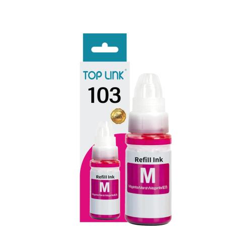 علبة حبر احمر سائل توب لنك Top Link Red Liquid Ink...