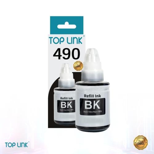 علبة حبر اسود سائل توب لنكToplink Black Liquid Ink...