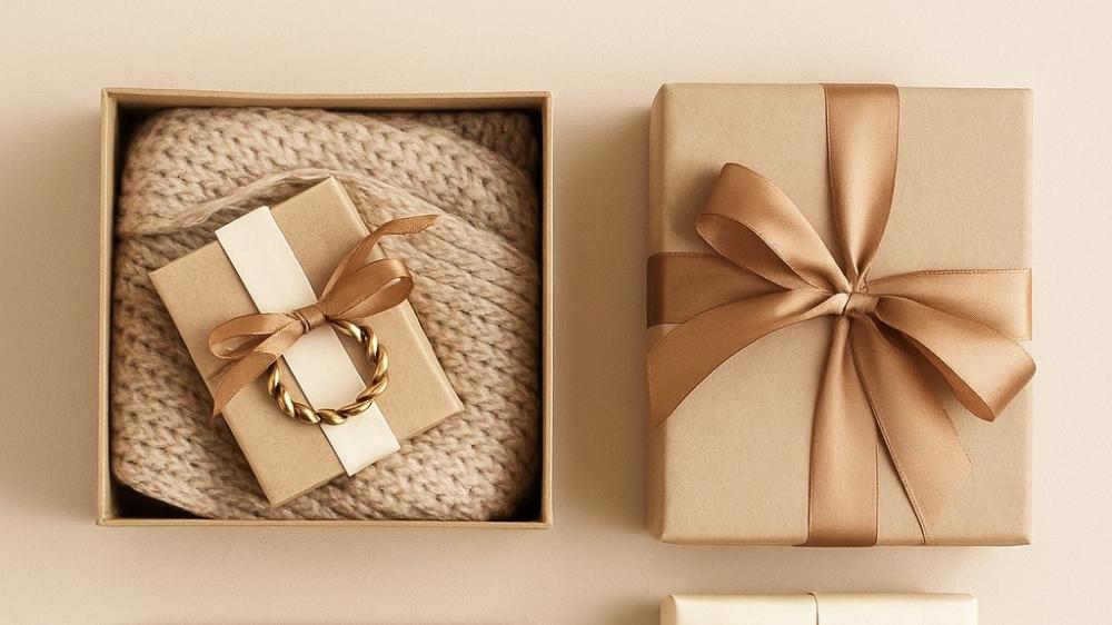 تغليف الهدايا هو انطباع