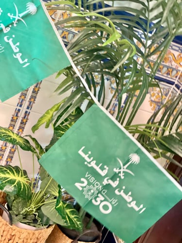 حبل زينة اعلام (حجم كبير )10 متر