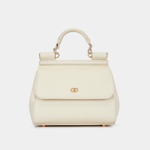 BAGCO Off-White Leather Handbag – Timeless Style & Quality | Nylwfr