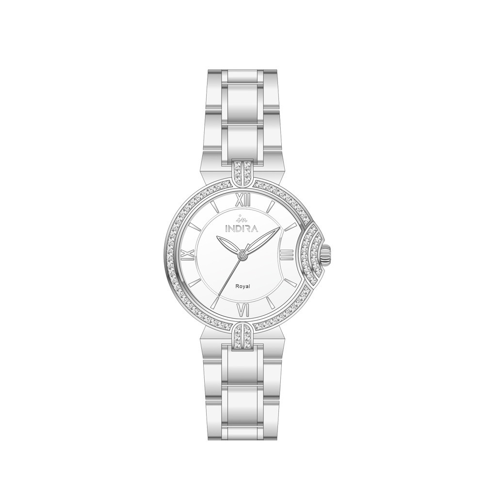delicate silver watch