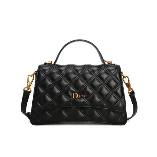 Women's bag cross body elegant design - black - Nylwfr