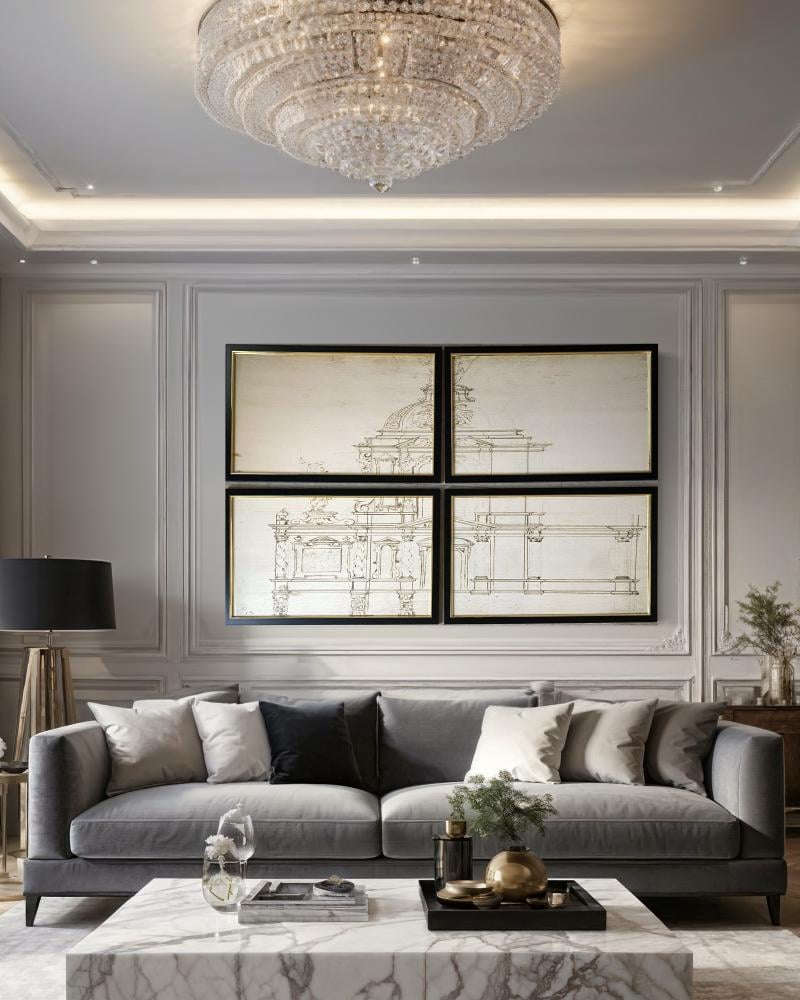 مجموعه من 4لوحات  مجموع الارتفاع 106والعرض 175مكمله لبعض  السعر شامل المجموعه كامله مده العمل من 7الى 10ايام بعدها يتم شحن المنتج للعميل