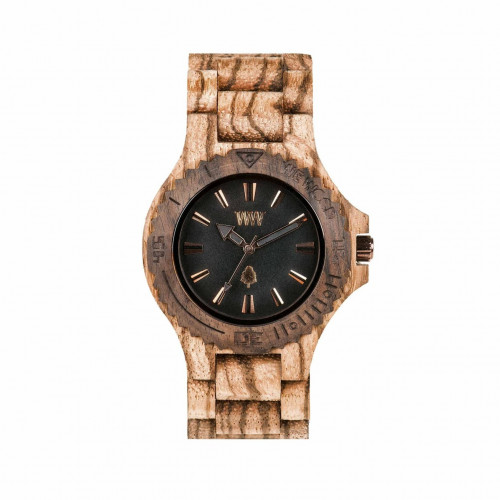 وي وود ديت خشب الزيبرا إطار خشب غامق