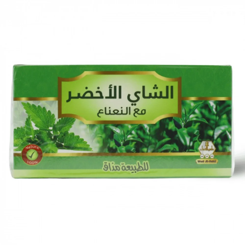 وادي النحل مشروب الشاي الاخضر بالنعناع 30 كيس