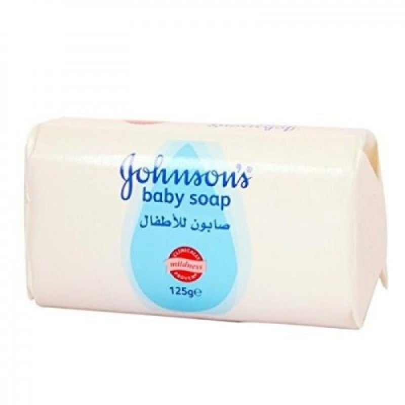 جونسون صابون قالب للاطفال 125 جم ابيض