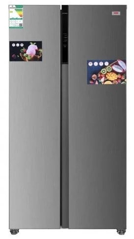 ثلاجة هام دولابي استيل 18.4قدم انفرتر, HM910SSD-O2...