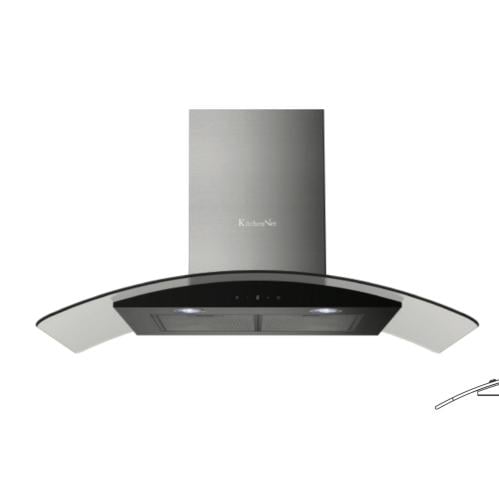 شفاط 90 سم زجاج كتشن نت MI2203005