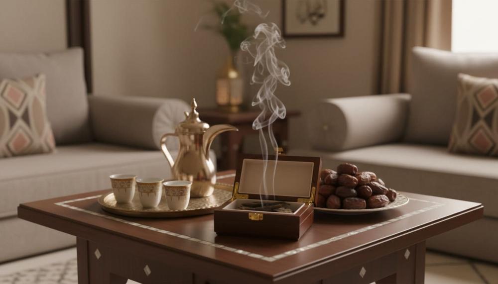 متى يقدم البخور للضيوف في مجلس فاخر  مع متجر شاع العود