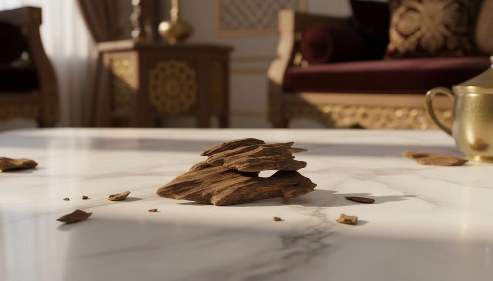 عود هندي سيوفي دبل قطع بخور طبيعي بجودة عالية من متجر شاع العود