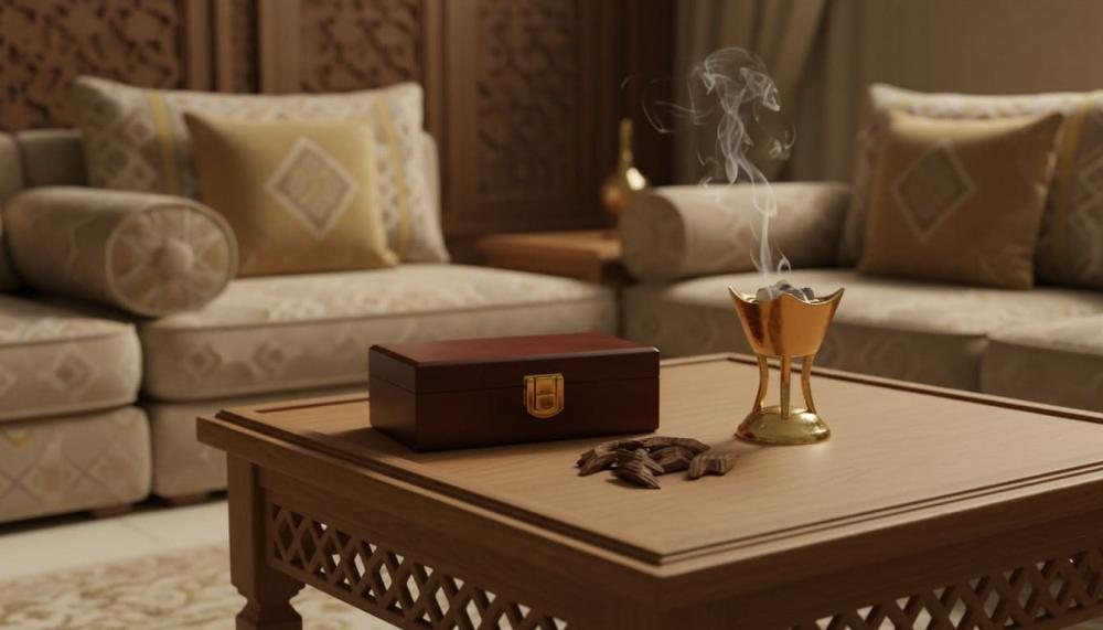 بخور عود فاخر للمساجد من متجر شاع العود يمنح رائحة هادئة