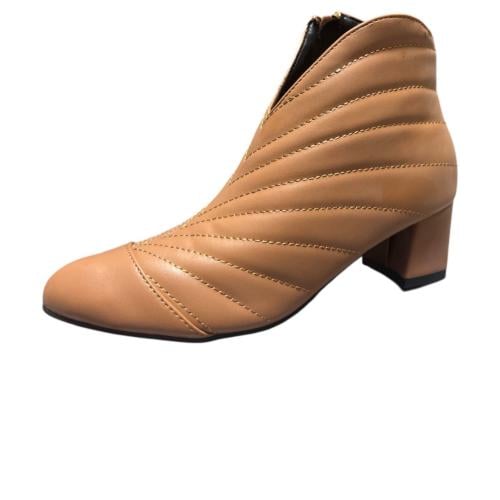 حذاء نسائي كعب يومي 2204 CAMEL