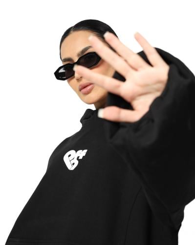 Oversize Black Hoodie