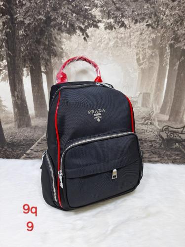 Prada Backpack Prada Re-Nylon Multi-pocket Backpack Black