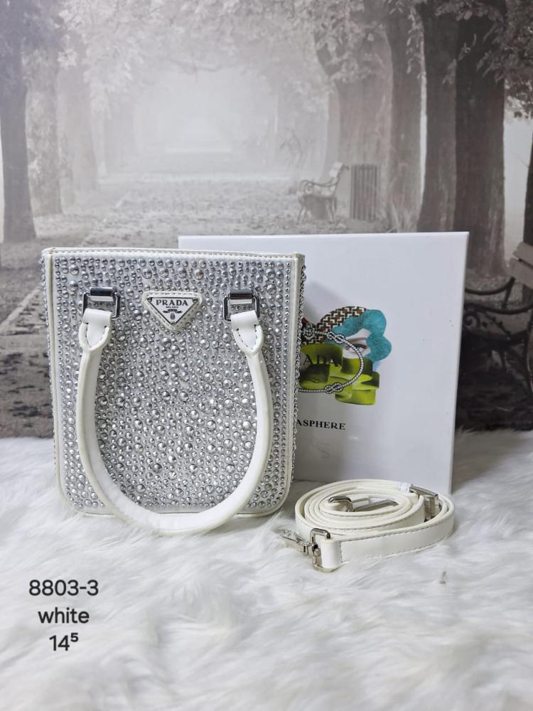 Prada Glitter Bag Prada Crystal Embellished Shoulder Bag