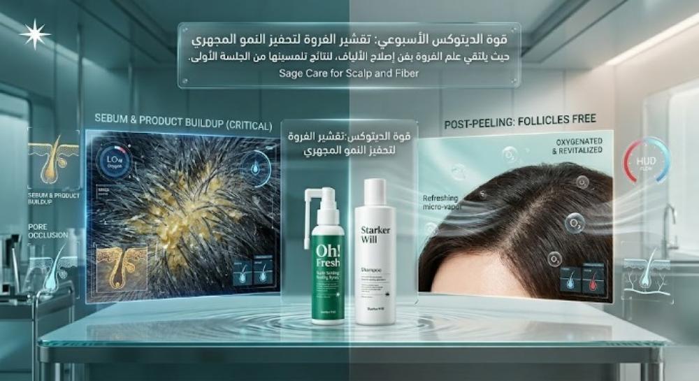 فوائد تقشير الفروة - لماذا ينصح خبراء الشعر باستخدام السكراب أسبوعياً؟