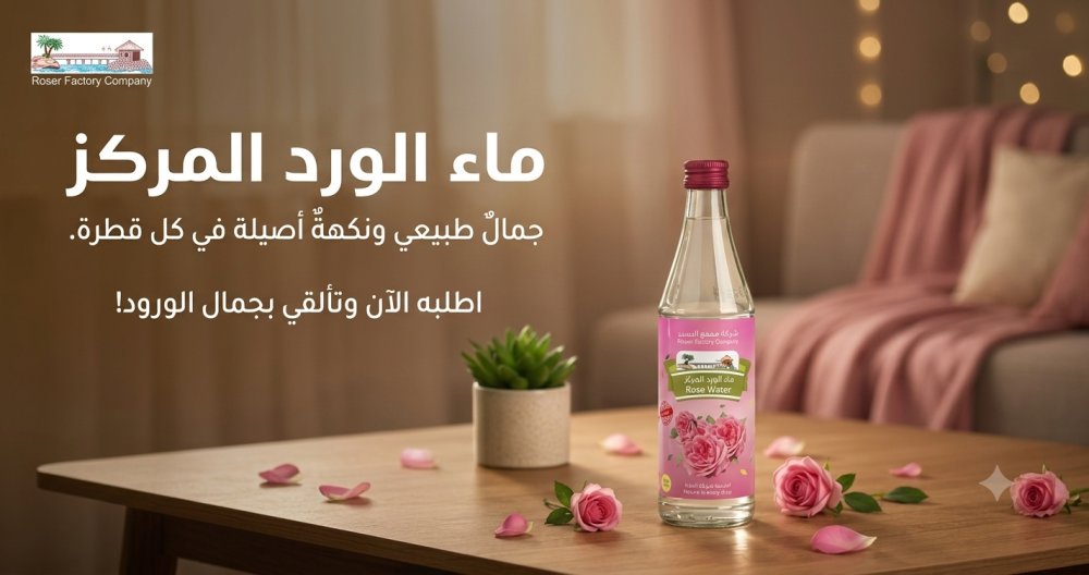 أفضل ماء ورد في السعودية | مياه الجسر