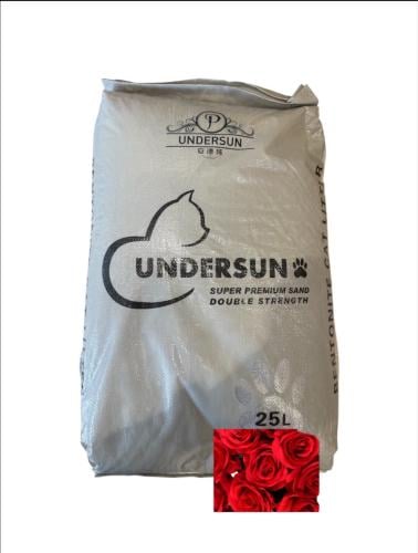 اندرسن رمل للقطط برائحة الورد 25 لتر Undersun cat...