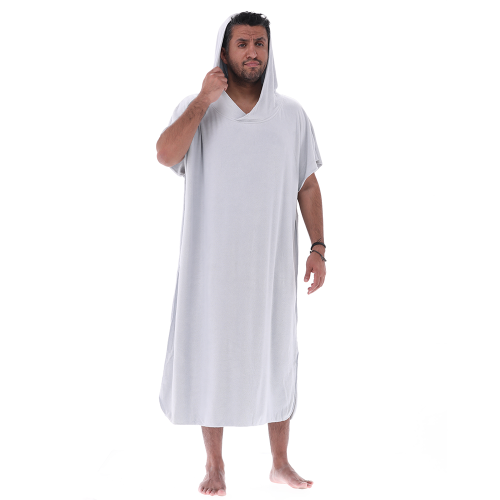 روب استحمام مطور - سماوي فاتح
