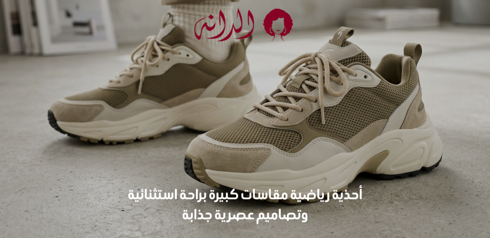 أحذية رياضية مقاسات كبيرة