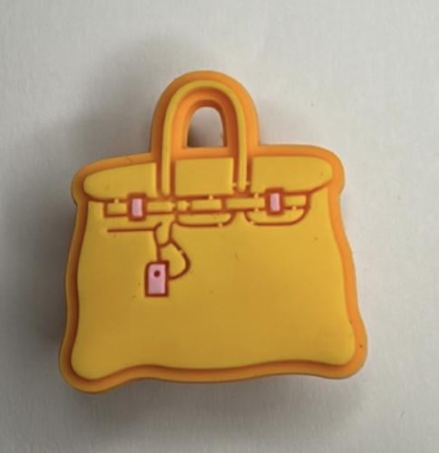 hermes bag charm yellow