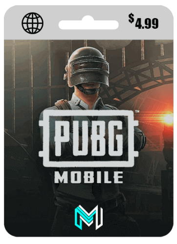 بطاقة شحن شدات ببجي $4.99 300+ 25 UC