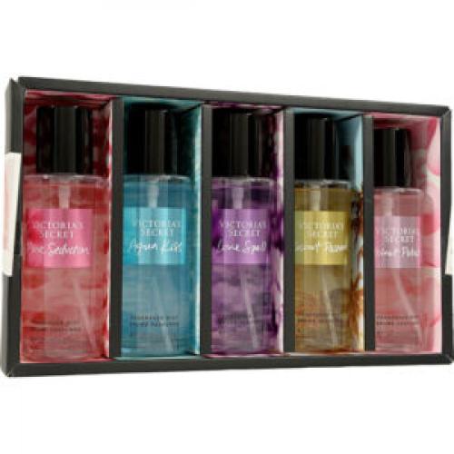 طقم معطر للجسم فيكتوريا سيكريت بيور سيدكشين اكوا كيس لوف سبيل كوكونت