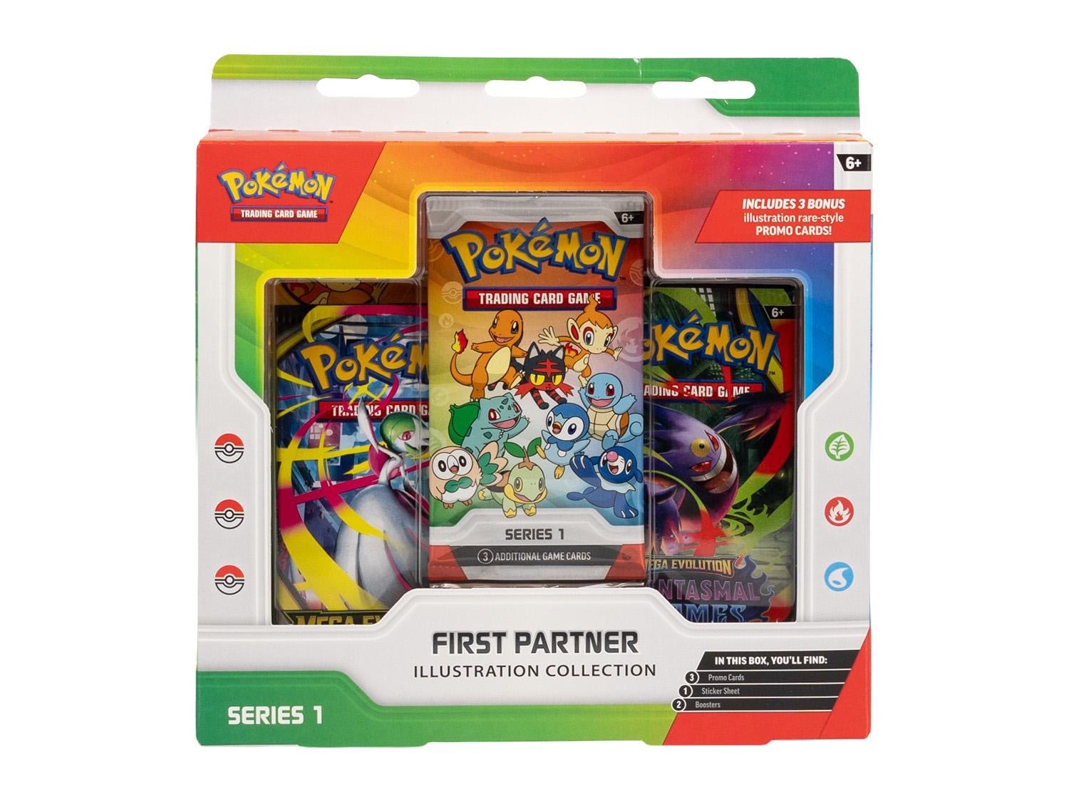 pokemon tcg first booster pack Pokémon TCG: Partner Illustration Collection—Series 1 sealed and pristine! Pokemon First Partner Illustration Collection
