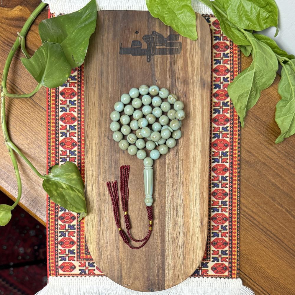 مسباح لون فيروزي -كركوشة-
