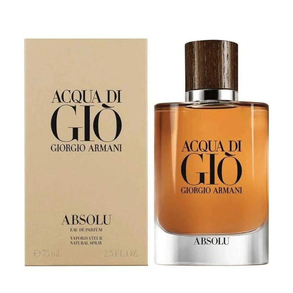 عطر ارماني اكوا دي جيو ابسولو الرجالي او دو بارفيوم 75مل