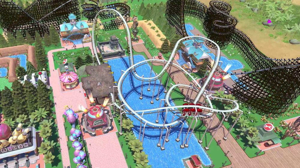 Amusement Park Nintendo Rollercoaster Tycoon RollerCoaster Tycoon