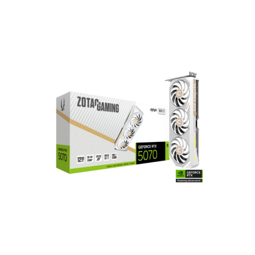 كرت شاشة 5070 لون أبيض (Zotac GAMING RTX 5070 12GB...