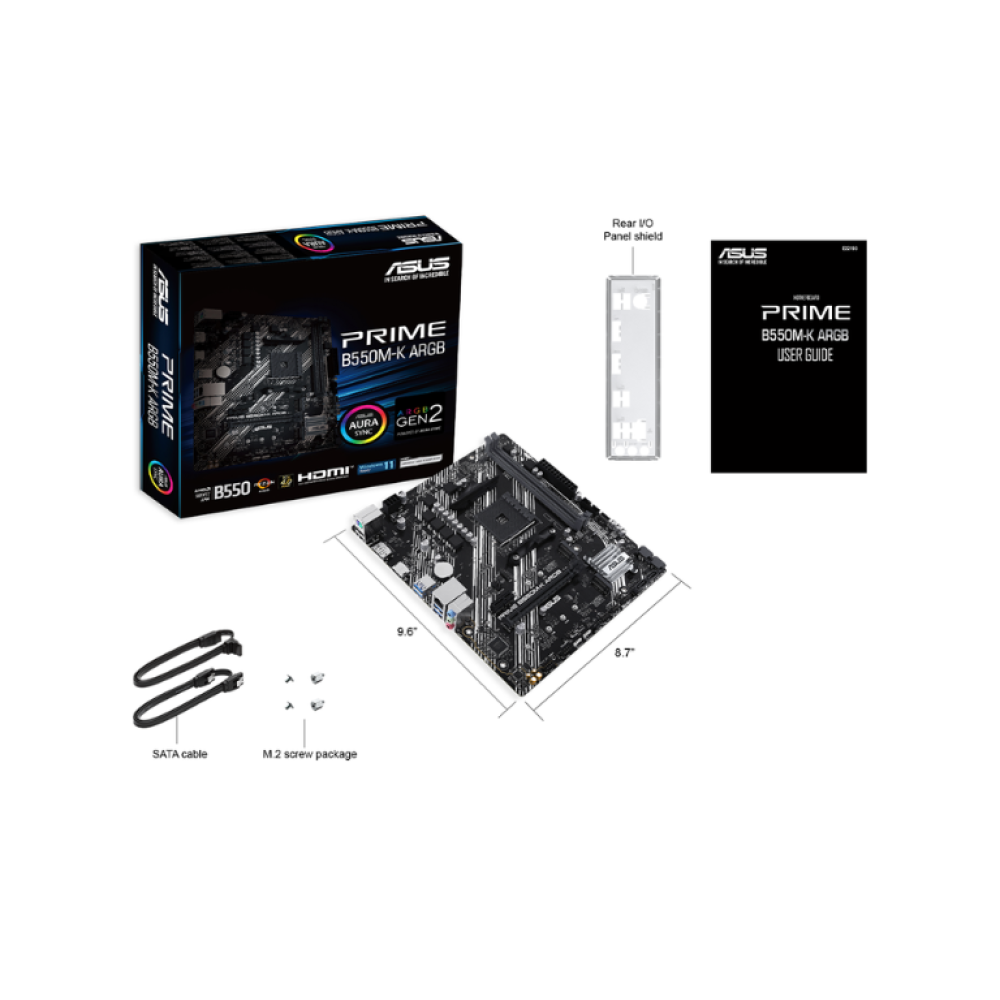 مذربورد ASUS PRIME B550M-K ARGB