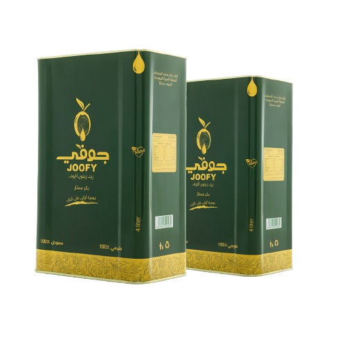 بكج الـــ8لتر   زيت زيتون جوفي عبوتين 4-لتر