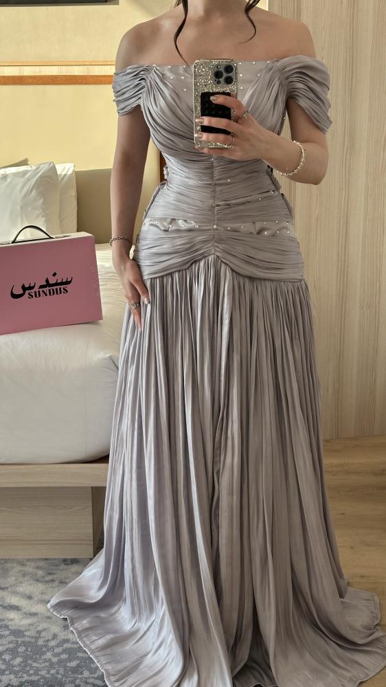 فستان سهرة فاخر أوف شولدر