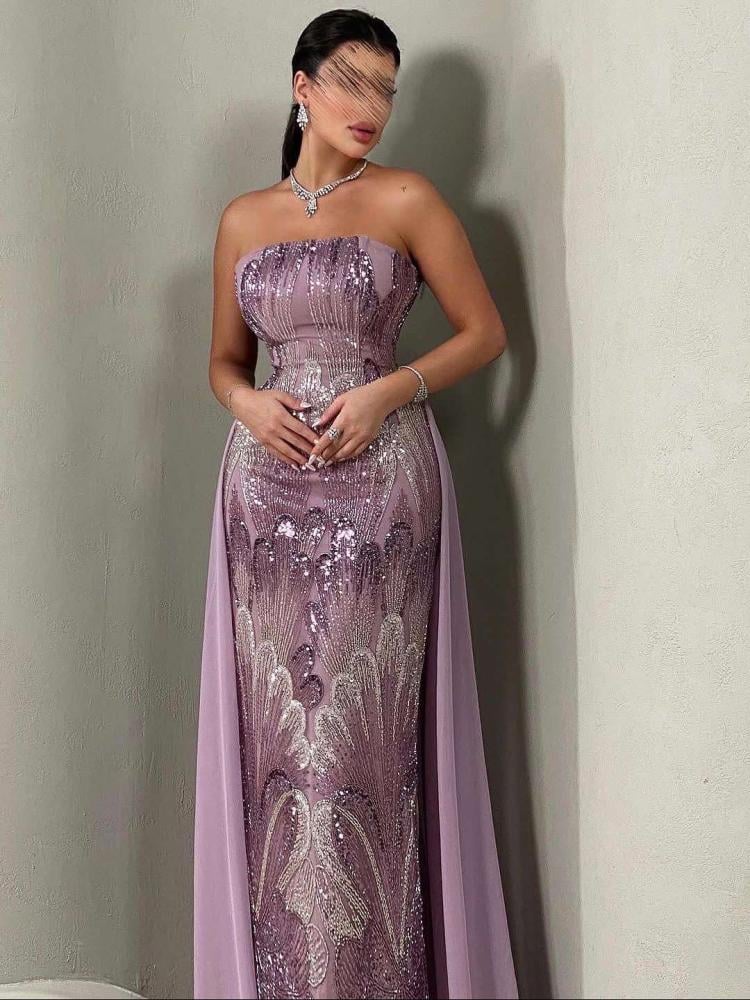 فستان سهره كلفه كرستال انييق