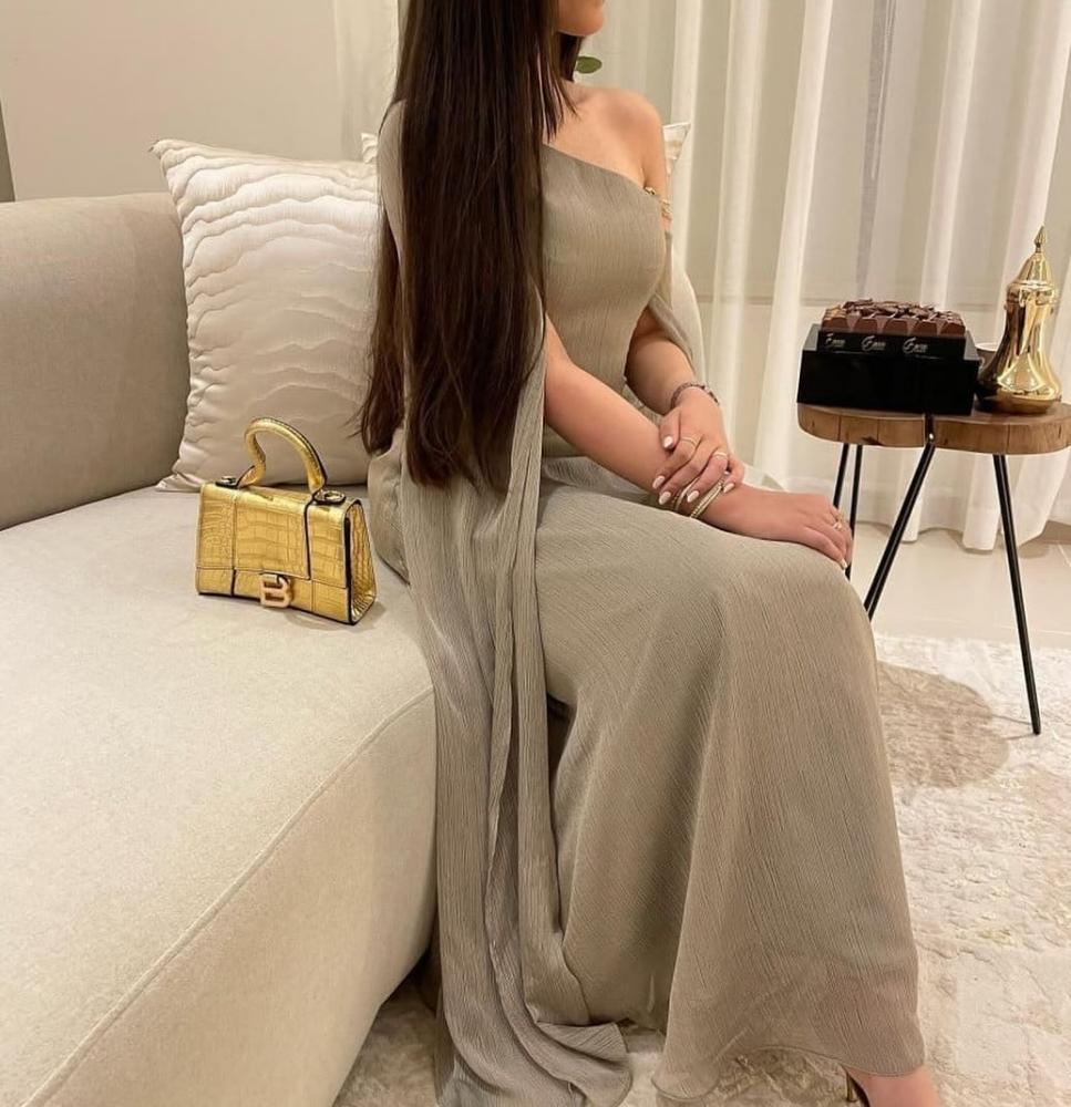 فستان ناعم مقلم من خامه ارجنزا انيق