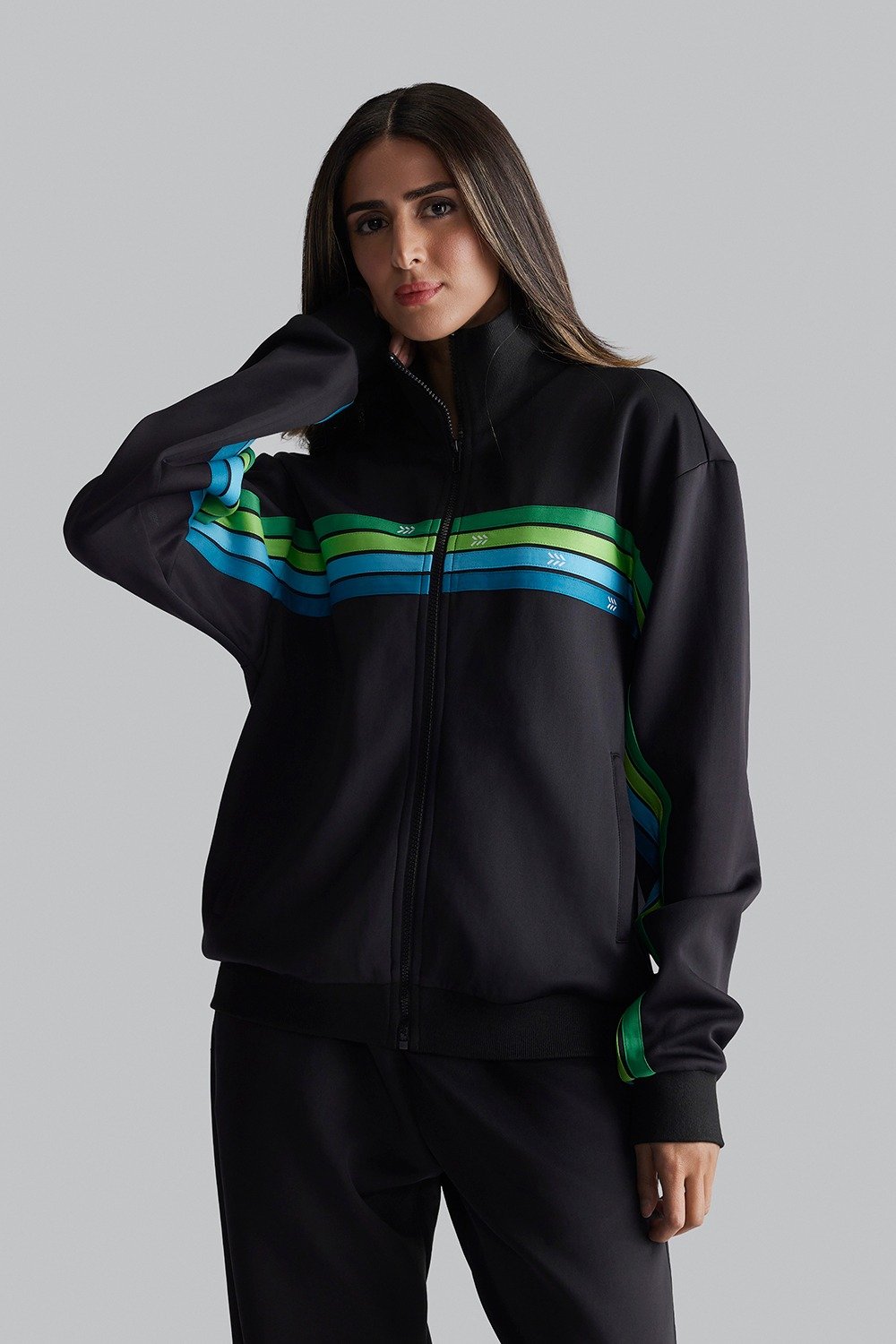 جاكيت رياضي بخطوط  SV (مناسب للجنسين)