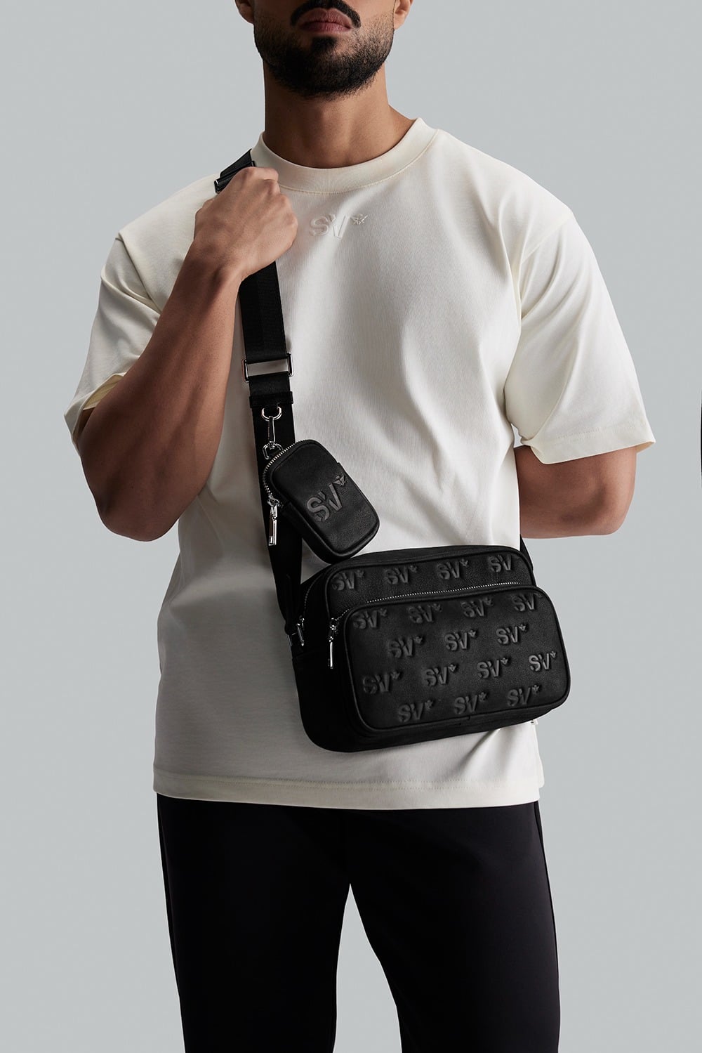 حقيبة كروس بودي SV مونوغرام (مناسب للجنسين)